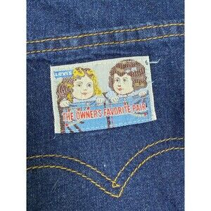 Rare Collectible Vintage Levi's Owner's Favorite Pair Denim Skirt Size 8